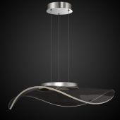 Altavola Design Velo lampa wisząca 1x30W chrom/przezroczysty LA101/P1_chrom