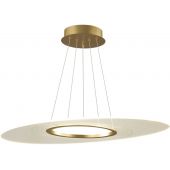 Altavola Design Eclipse lampa wisząca 1x złoty/przezroczysty LA116/P1_97_3k_gold