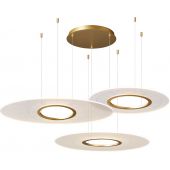 Altavola Design Eclipse lampa wisząca 80W złoty/przezroczysty LA116/P3_97_3k_gold