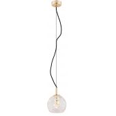 Argon Oviedo lampa wisząca 1x15W przezroczysty/mosiądz 4200