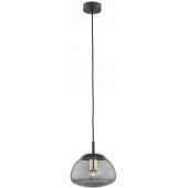 Argon Trini lampa wisząca 1x15W przydymiony/czarny/mosiądz 4333