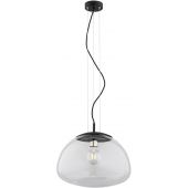 Argon Trini lampa wisząca 1x15W przezroczysty/czarny/mosiądz 4351