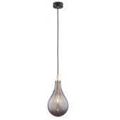 Argon Oakland lampa wisząca 1x6W przydymiony/czarny 4716