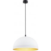 Argon Bonita lampa wisząca 1x15W biały/złoty 8241