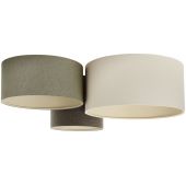 BPS Koncept Boho Ellegant lampa podsufitowa 3x60 W zielona 080-070