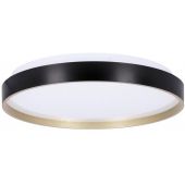 Candellux Florida plafon 1x18W LED biały/czarny/złoty 13-11299