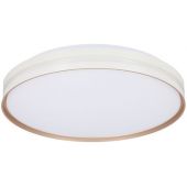 Candellux Montana plafon 1x24W LED biały/złoty 14-11312