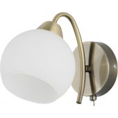 Candellux Nestor kinkiet 1x40 W biały-patyna 21-34977