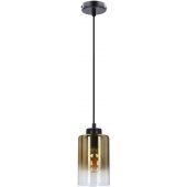 Candellux Aspra lampa wisząca 1x60 W czarna 31-16256