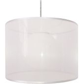 Candellux Chicago lampa wisząca 1x60W biała 31-24886