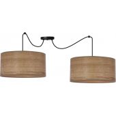 Candellux Legno lampa wisząca 1x40 W czarna 32-18380