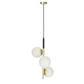 Candellux Duo lampa wisząca 3x15W złota/biała 33-01276