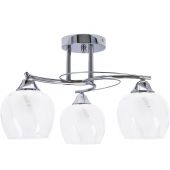 Candellux Prego lampa podsufitowa 3x40W chrom/przezroczysty 33-09456