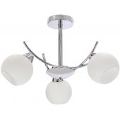 Candellux Amos lampa podsufitowa 3x40 W biała-chrom 33-34991