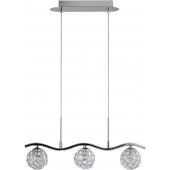 Candellux Starlet lampa wisząca 3x40W chrom/przezroczysty 33-85743