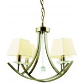 Candellux Valencia lampa wisząca 4x40W patyna/żółty 34-84555