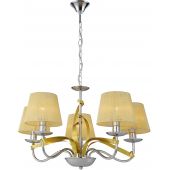 Candellux Diva lampa wisząca 5x40W chrom/złoty 35-55064