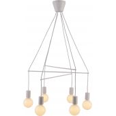 Candellux Alto lampa wisząca 6x40W biały mat 36-70920