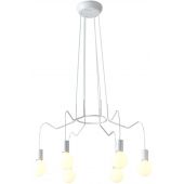 Candellux Basso lampa wisząca 6x40W biały mat 36-71026