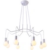 Candellux Basso lampa wisząca 8x40W biały mat 38-71040