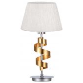 Candellux Denis lampa stołowa 1x60W chrom/złoty 41-23483