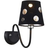 Ledea Batley kinkiet 1x60W czarny 50401108