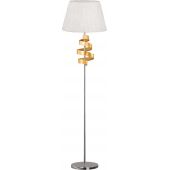 Candellux Denis lampa stojąca 1x60W chrom/złoty 51-23506