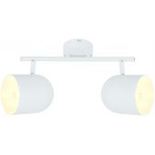 Candellux Azuro lampa podsufitowa 2x40W biała 92-63250