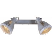 Candellux Crodo lampa podsufitowa 2x40W szary 92-71118