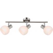 Candellux Mauro lampa podsufitowa 3x4W LED nikiel satyna/biały 93-61607