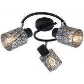 Candellux Bill lampa podsufitowa 3x40 W czarna 98-27405