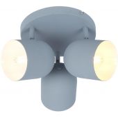 Candellux Azuro lampa podsufitowa 3x40W szary mat 98-63236