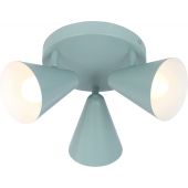 Candellux Amor lampa podsufitowa 3x40W szary mat 98-63328