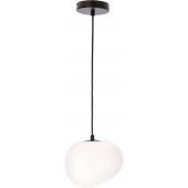 Candellux Stones lampa wisząca 1x40 W biała-czarna 31-35134