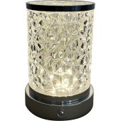 Candellux Brillo lampa stołowa 1x2,5 W czarna-przezroczysta 41-35806