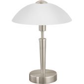 Eglo Solo lampa stołowa 1x60 W biała-nikiel 85104