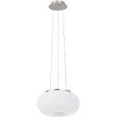 Eglo Optica lampa wisząca 2x60 W biała-nikiel mat 86813