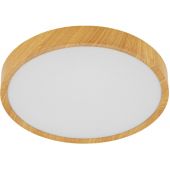 Eglo Musurita plafon 1x16,8W natural wood look/biały 98601