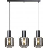 Emibig Ingvar lampa wisząca 3x60 W czarna 1014/3