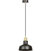 Emibig Ibor lampa wisząca 1x60W czarny/złoty 1042/1