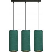 Emibig Bente lampa wisząca 3x60W zielony/złoty 1058/3