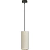 Emibig Bente lampa wisząca 1x60W biały/złoty 1059/1