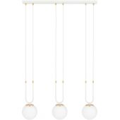 Emibig Glam lampa wisząca 3x40W biała/opal 1115/3