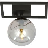 Emibig Imago 1E lampa podsufitowa 1x40W czarna/grafit 1131/1E