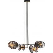 Emibig Playa lampa wisząca 4x60W czarny/złoty 1146/4