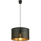 Emibig Aston lampa wisząca 1x60W czarny/złoty 1148/1