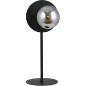 Emibig Oslo lampa stołowa 1x40W czarny/szkło grafitowe 1186/LN