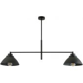 Emibig Maverick lampa podsufitowa 2x60W czarna 1211/2