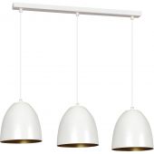 Emibig Lenox lampa wisząca 3x60W biały/złoty 411/3