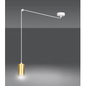 Emibig Traker lampa wisząca 1x30W biały/złoty 527/1